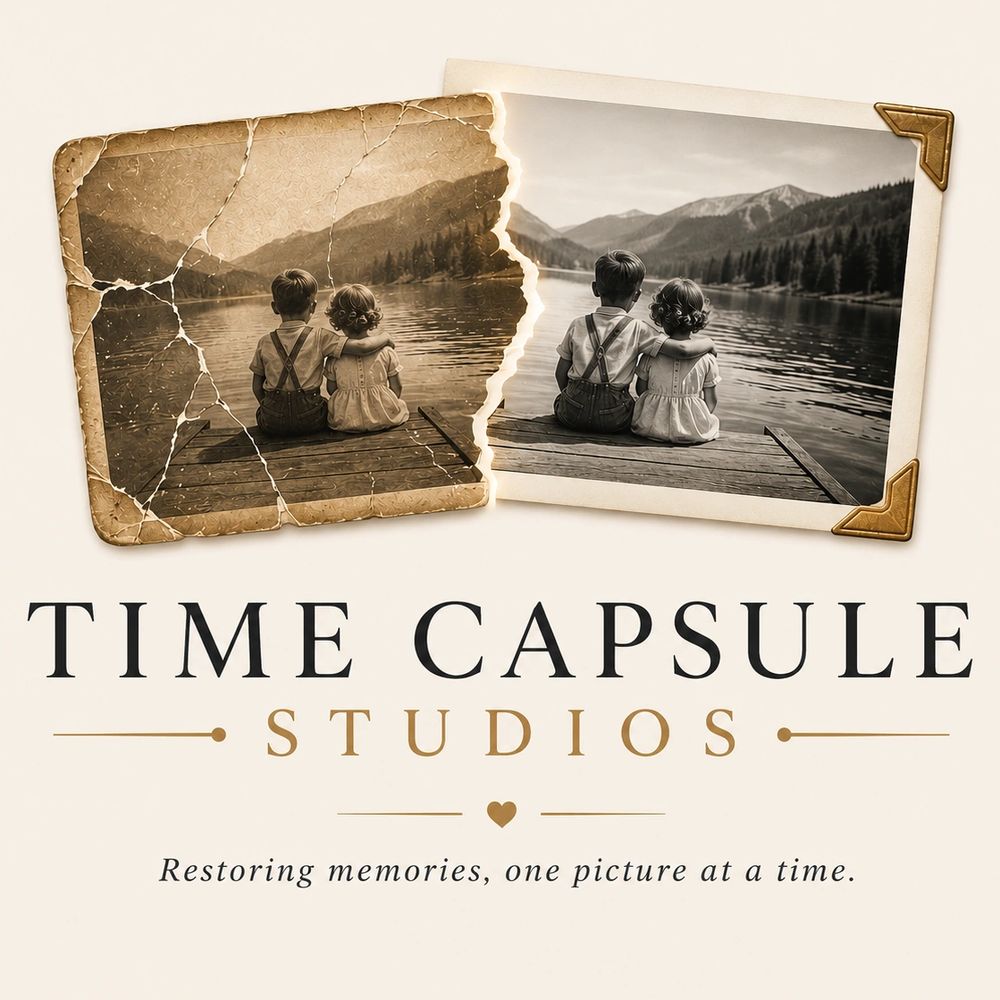 Time Capsule Studios. Digitally restoring memories, one picture at a time. 