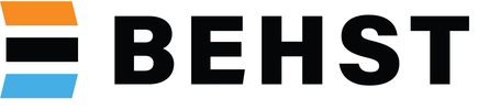 BEHST logo with three colored bars.