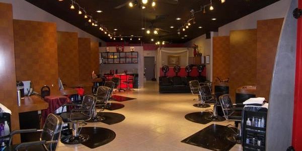 Inside Salon Rouge, Fullerton, CA