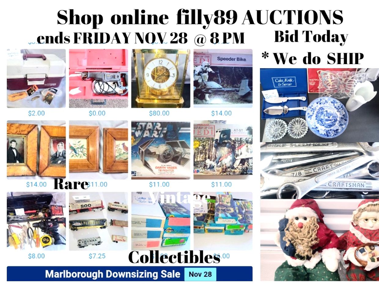 Unique Treasures & Collectibles for Online Auction
