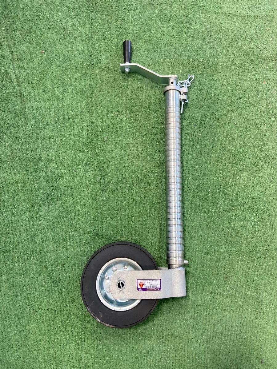 48mm Heavy Duty Serrated Jockey Wheel 500kg NWL Suits Ifor Williams