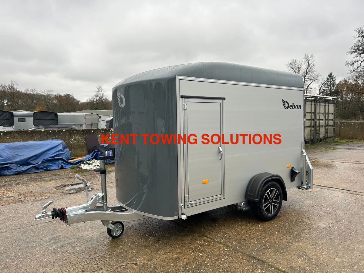 New Debon C300 Box Trailer in Grey with Aluminium Sides, Side Door ...