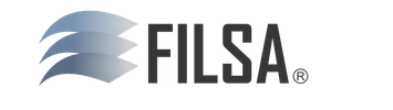 FILSA company logo with stylized waves.