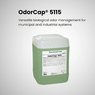 OdorCap 5115 for biological odor management in municipal and industrial systems.