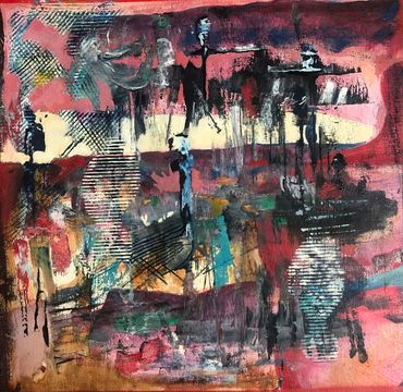 Boris Falovic (Boro Couw) ustilises a process called "printing"