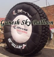 JK Tyre Promotional Air Inflatable, Tyre Shape advertising air inflatable.