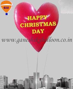 Heart Shape Sky Balloon, Heart Shape Sky Balloon for Christmas Day.