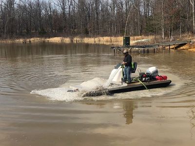 Ag-Lime is a great amendment to any pond. It neutralizes the soil and grows bigger healthier fish. 