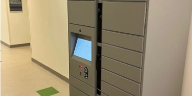 Pickup lockers shown at GTCC
