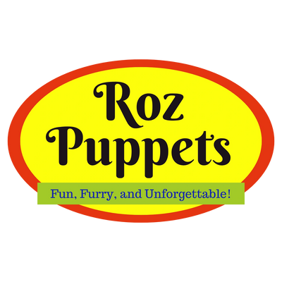 Roz Puppets new logo. Roz Puppets: Fun, Furry, and Unforgettable.
