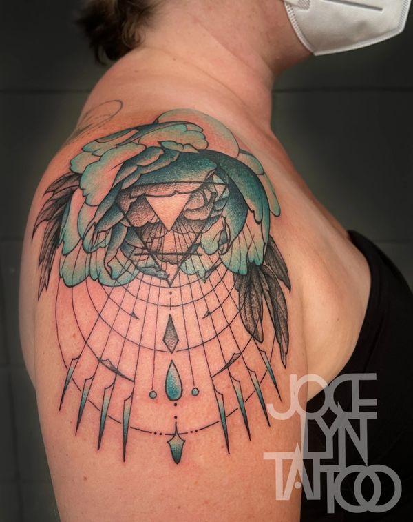 scarab beetle chest tattoo
