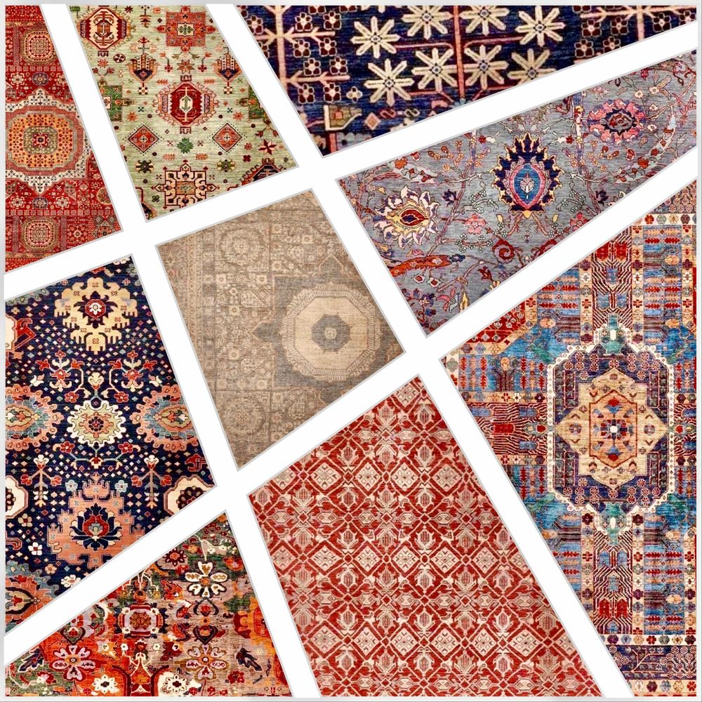 Fine handmade Persian and Oriental rugs with traditional patterns from Shiraz Rug collection Canada