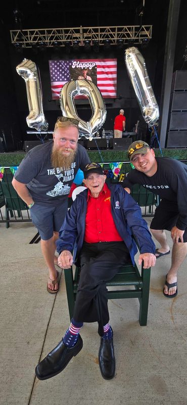 WWII Iwo Jima Marine veteran honored through brotherhood, patriotism, and military legacy.