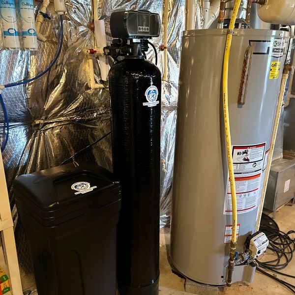 This is one of our CSI city water softeners that cleaned up this customers hard water immediately! 