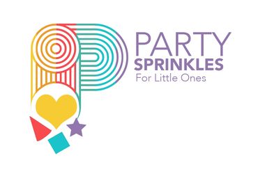 Party Sprinkles logo design by Mirale Elbaz
