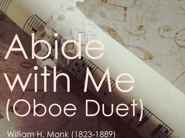 Abide with Me oboe duet flute duet sheet music