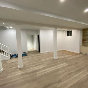 Basement Renovation by Northern Lights Renovations. 