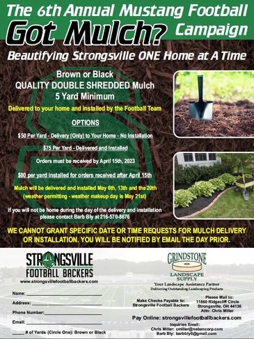 Strongsville Football Backers - Football, Donations