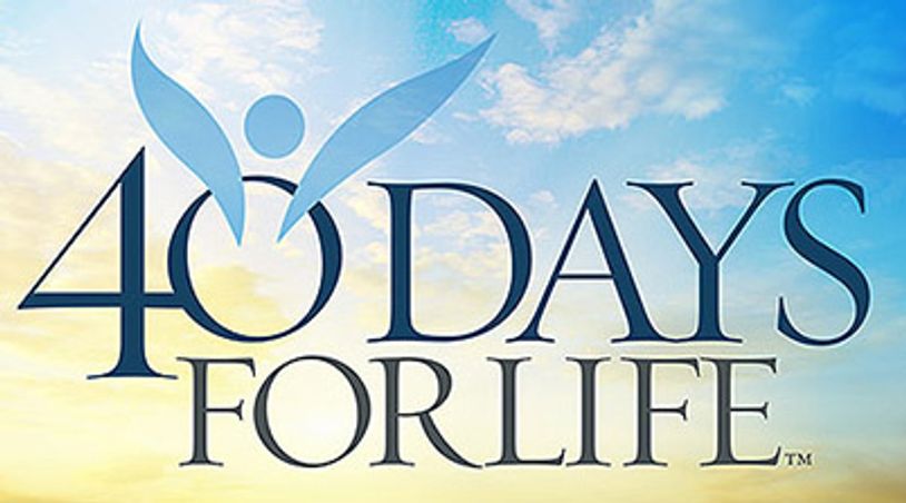 JOIN US FOR 40 DAYS FOR LIFE