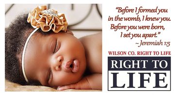HONOR YOUR LOVED ONES IN OUR PRO-LIFE AD IN THE WILSON CO. / TN STATE FAIR CATALOG