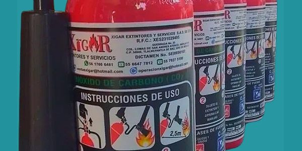 Extintores de CO2 Xigar