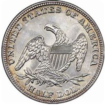 Silver half dollar. 90% silver 