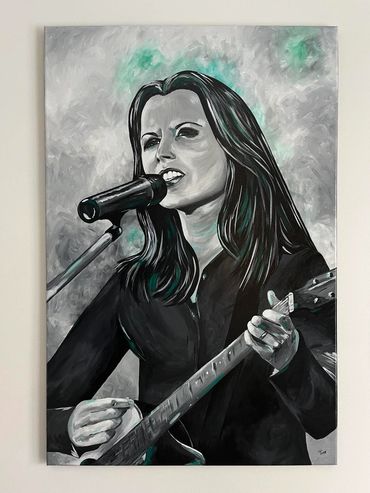 Dolores O'Riordan art - The Cranberries art - Irish music art - Canadian artist - original work