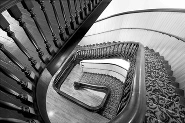 black and white photography,  Gerald Hill photography for sale,  Chase CO courthouse, cottonwood fal