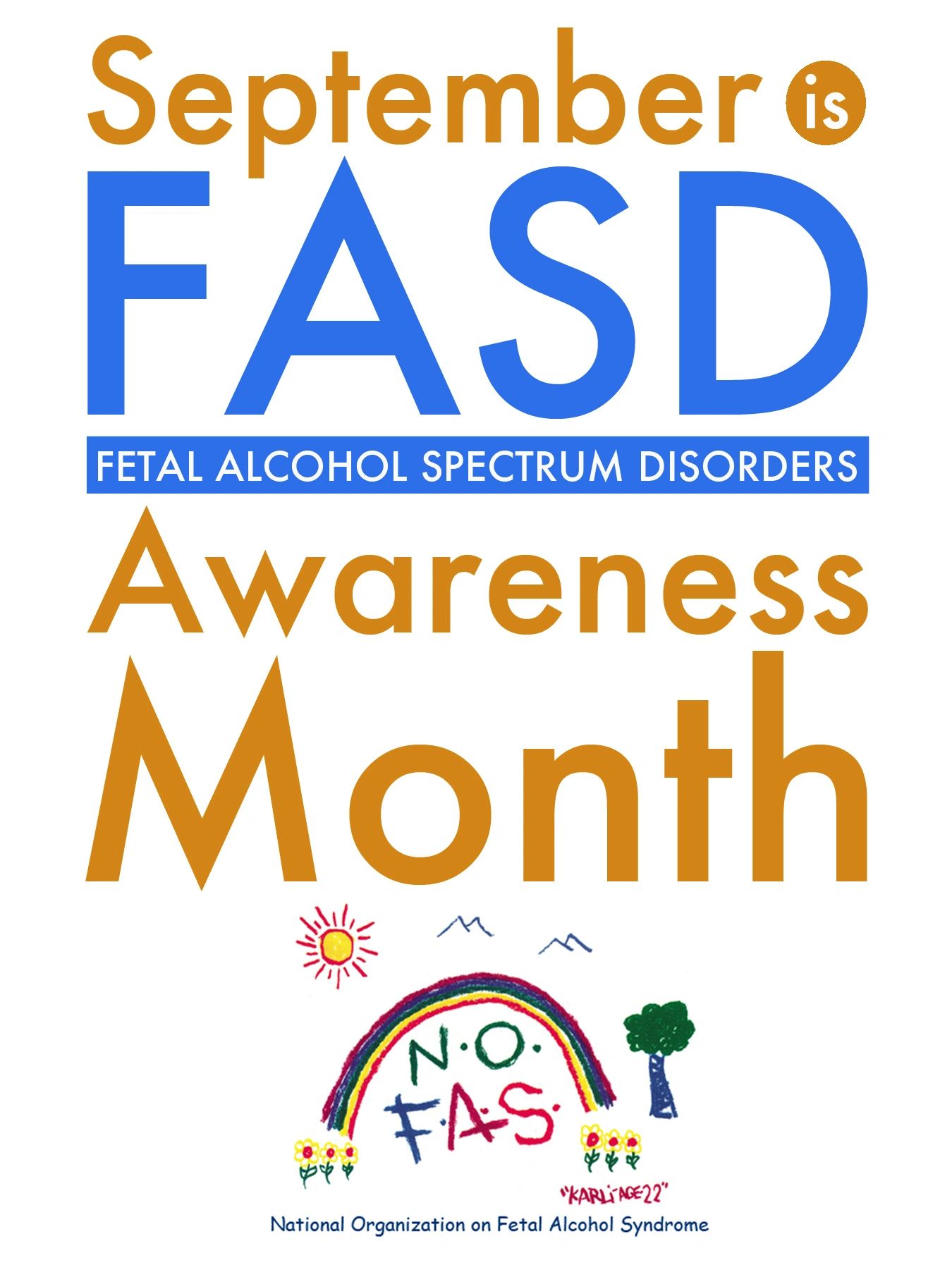 Fetal Alcohol Spectrum Disorder (FASD) Awareness Day