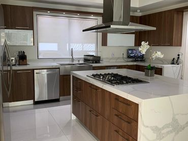 Kitchen design tailored to the client's needs