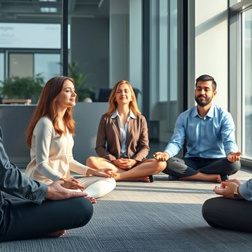 Corporate wellness on the Gold Coast. Corporate health and wellbeing in Australia. Meditation. 