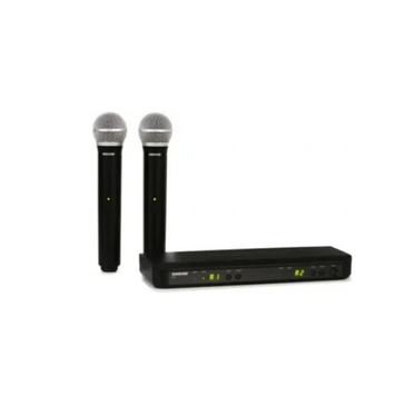 shure microphones dual set for rent 