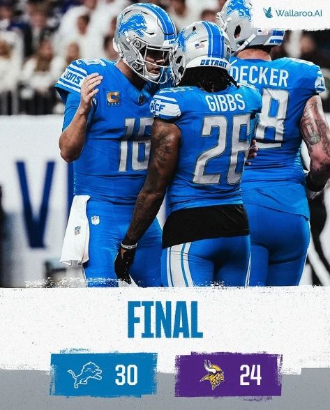Detroit lions score discount