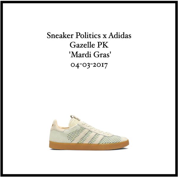 adidas gazelle silver green womens Gold Easter Slip On Sneaker – Shopthechicgirl main image 0