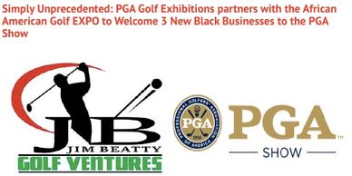 PGA GOLF EXHIBITIONS SUPPORTS 2023 AFRICAN AMERICAN GOLF EXPO