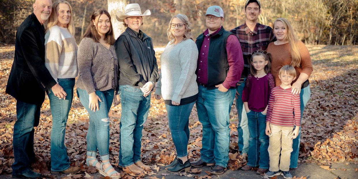 Our Family: Leon, Shelia, Zoe, Weston, Nichole, Matt, Joshua, Beth, Emma, Jaxon