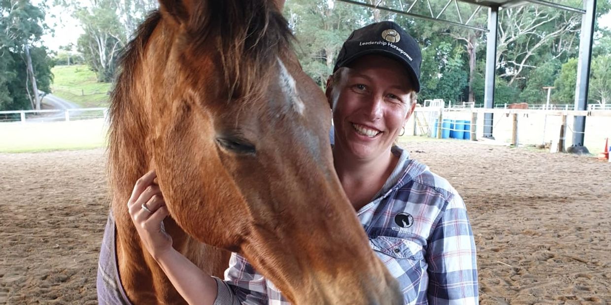 Janice Burt and Nelson - Equine Assisted Learning