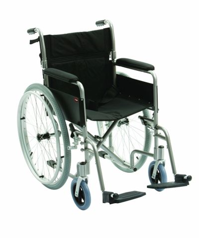 Lightweight Aluminium self propel wheelchair with footrests