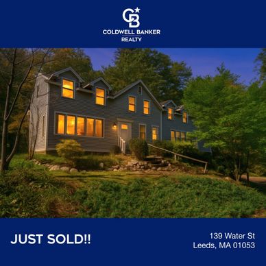 Beautiful home at 139 Water St in Leeds, MA just sold by Coldwell Banker Realty.