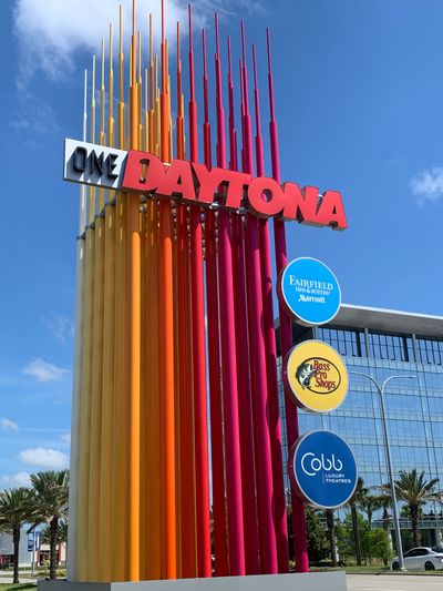 ONE DAYTONA is a new lifestyle and entertainment center next to the Speedway.
