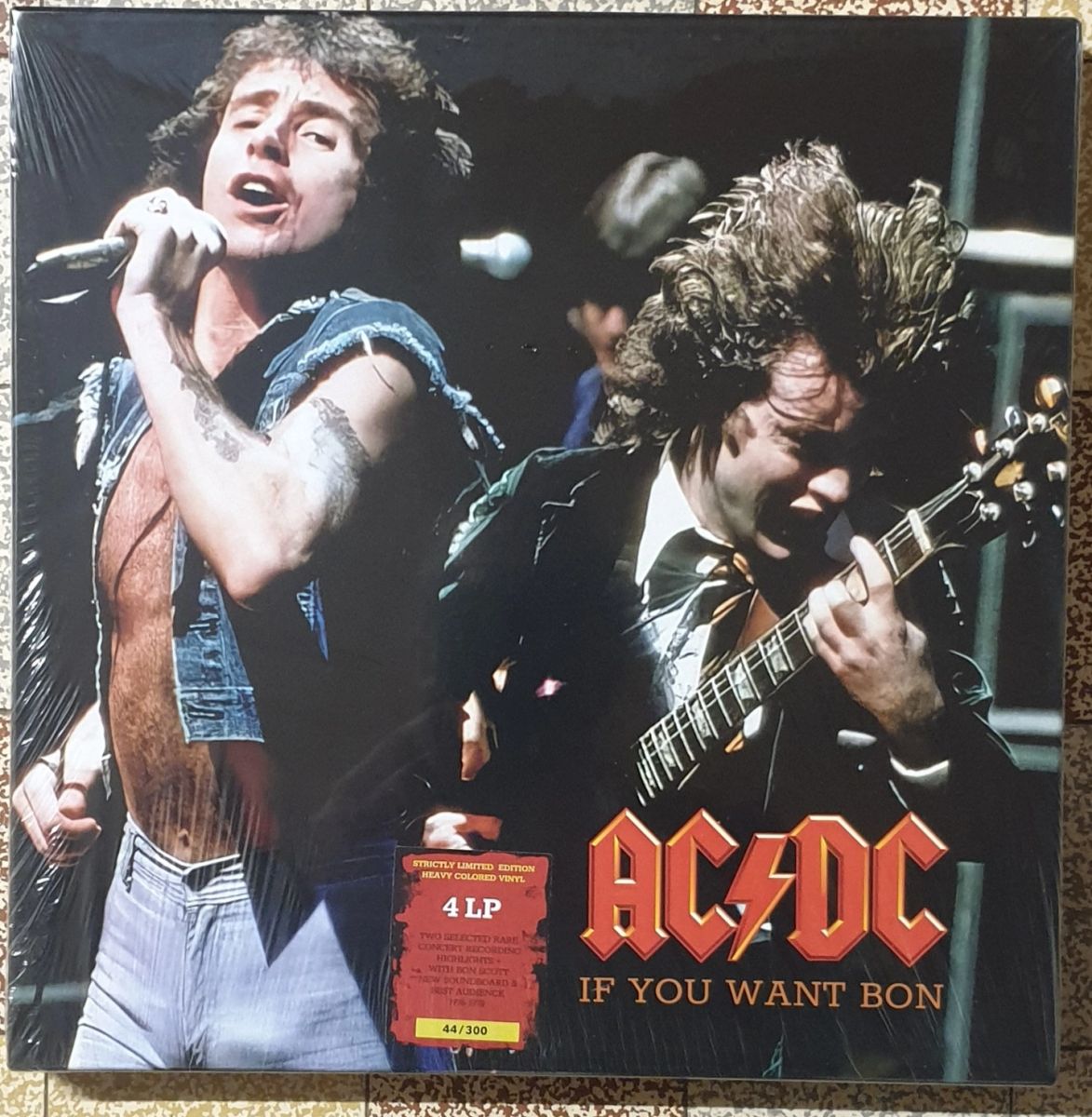 ACDC - IF YOU WANT BON - BOX 4 LP - WITH BON SCOTT