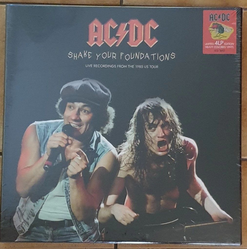ACDC - SHAKE YOUR FOUNDATIONS - US TOUR 1985 - BOX 4 LP