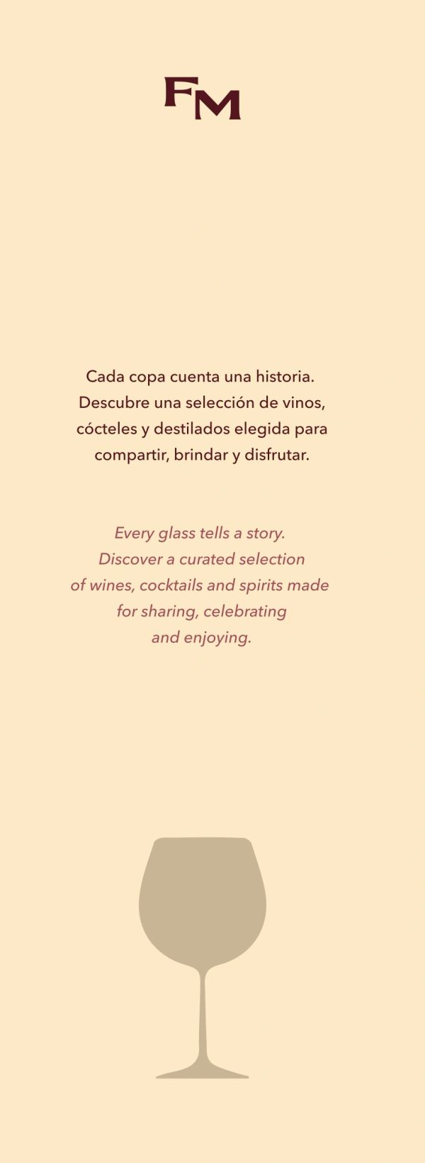Texto sobre vinos, cócteles y destilados para compartir y disfrutar.