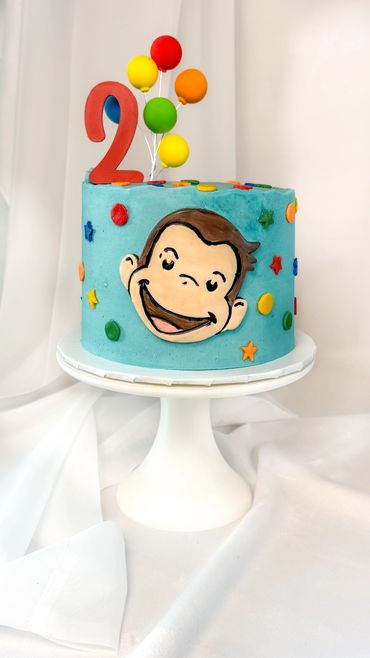 Whimsical birthday cake Door County Wisconsin