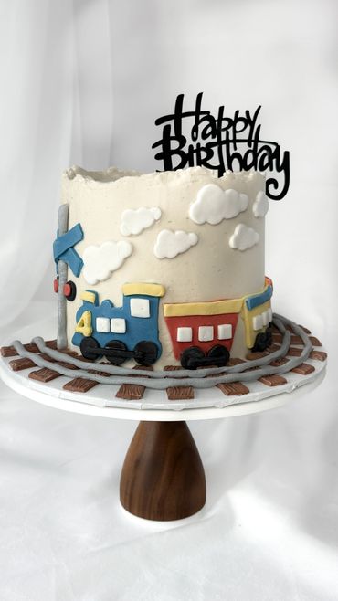 Fun birthday cake Door County Wisconsin