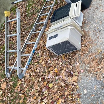 air conditioner removed