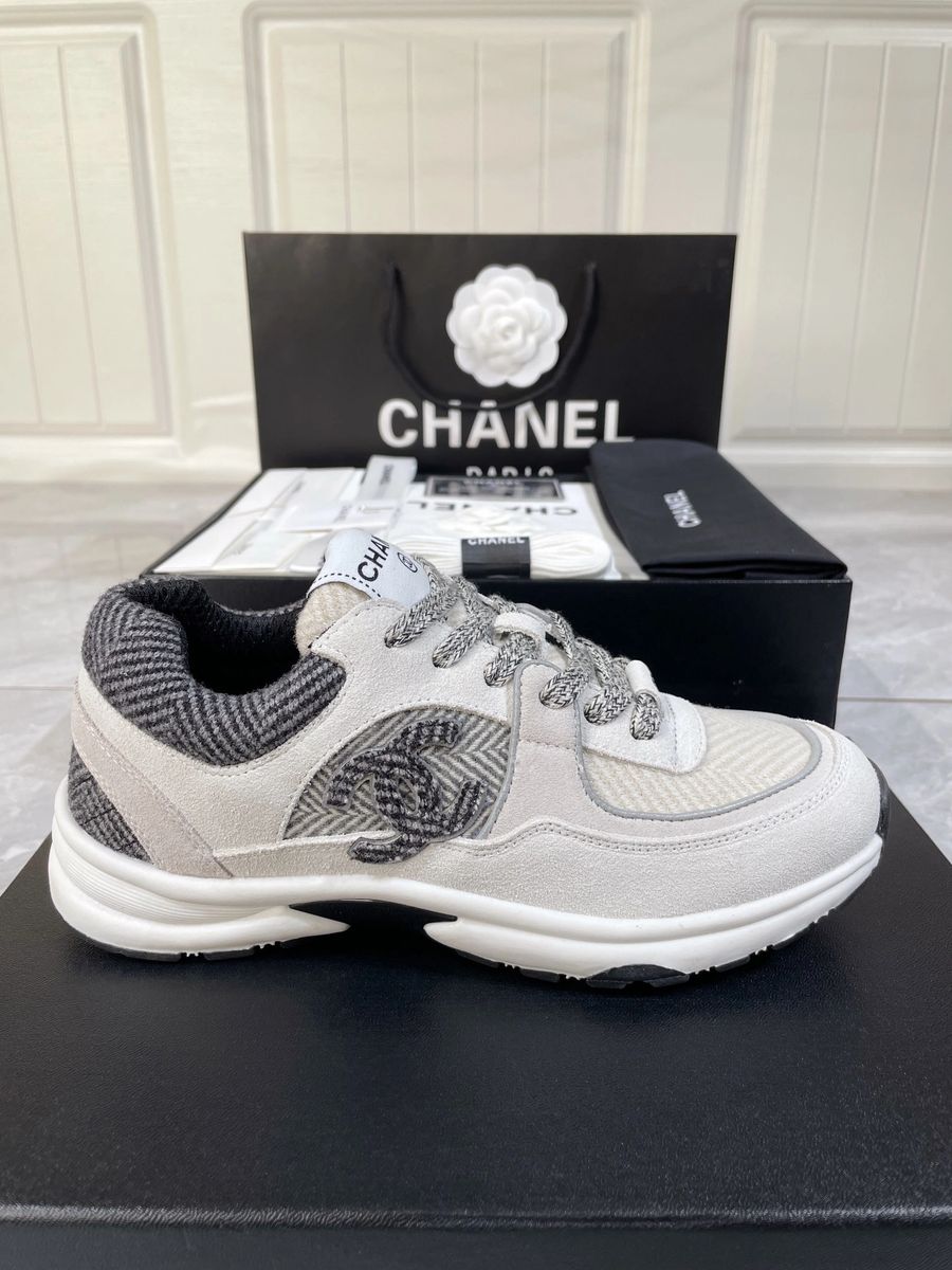 Chanel tweed trainers new arrivals