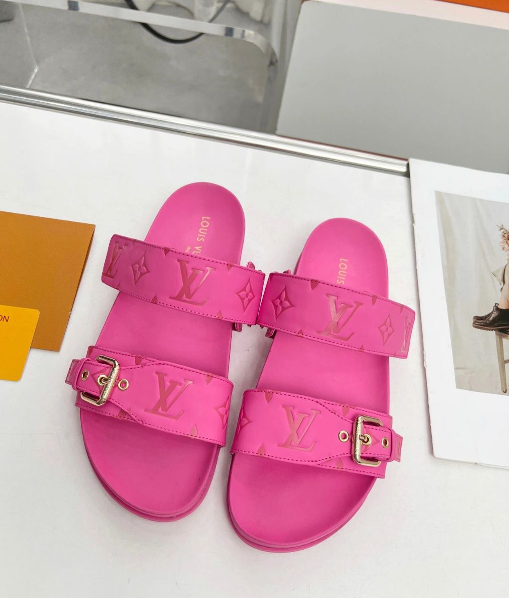 LV Bom Dia Flat Comfort Mule! These are my fav Info in bye-oh 🩶 #bom, Affordable Slides