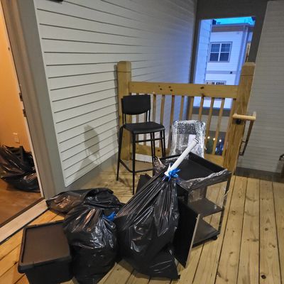 Move out Cleanout. A couple was moving out of town and called us to remove their unwanted junk