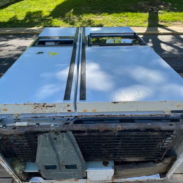 A refrigerator that was removed